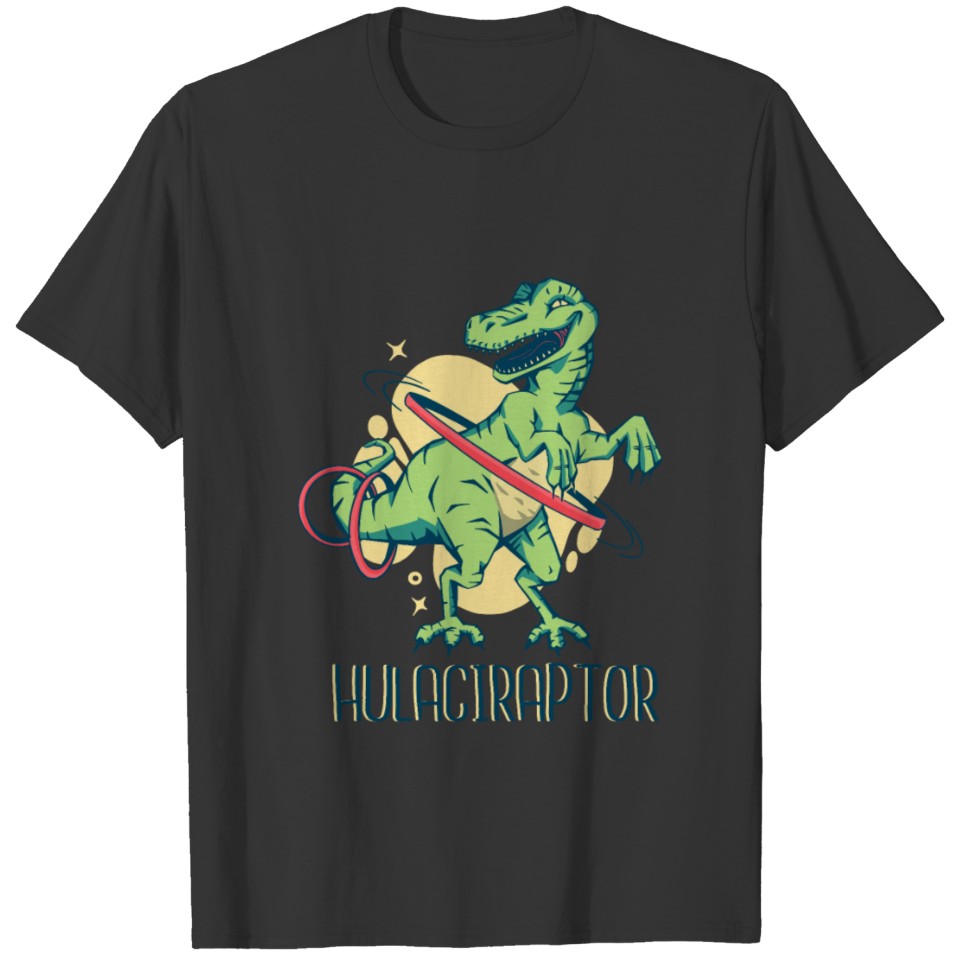 Dinosaur Dinosaurs Tyrannosaurus Rex hula hoop T Shirts