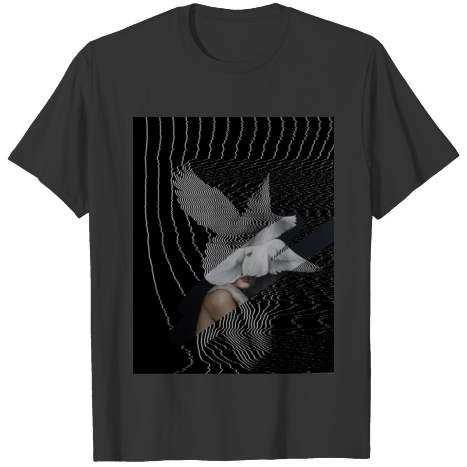 pixel sorting, abstract, glitch T-shirt