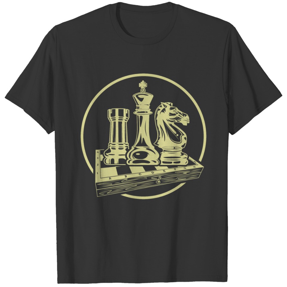 Chess Icon King Horse Logo T-shirt