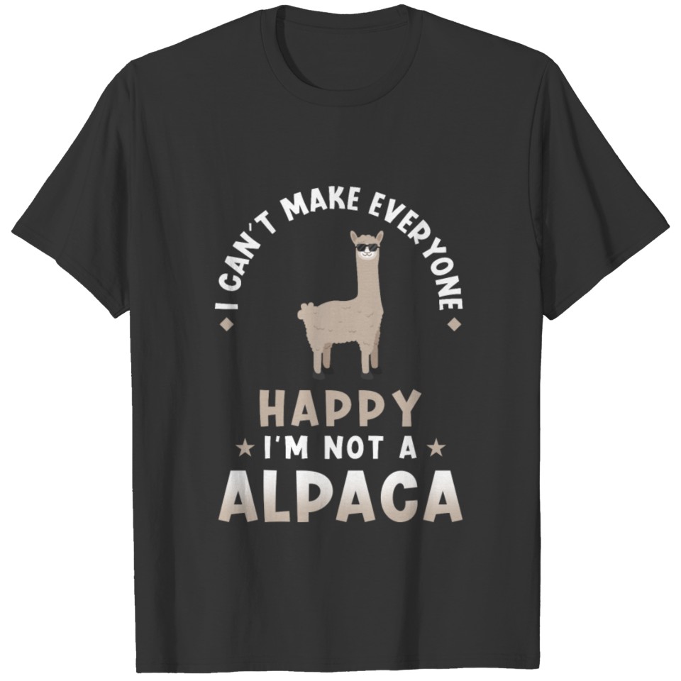 Alpaca Saying Funny T Shirts