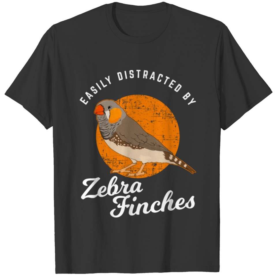 Birding Birdwatching Easily Distracted By Zebra T-shirt