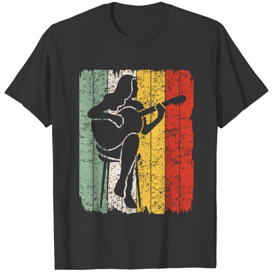 Guitarist Guitar Player Acoustic Guitar Women Gift T-shirt