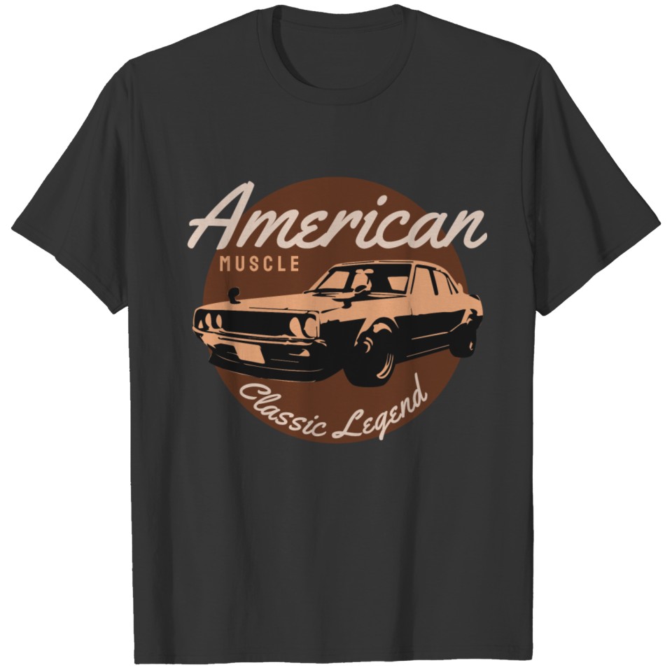 T Shirt Muscle Car - Legendary Muscle Cars Hot Rod T-shirt