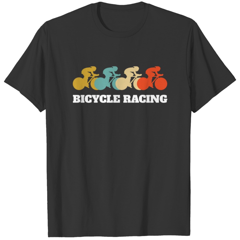 Retro Vintage Bicycle Racing Cycling Cyclist T Shirts