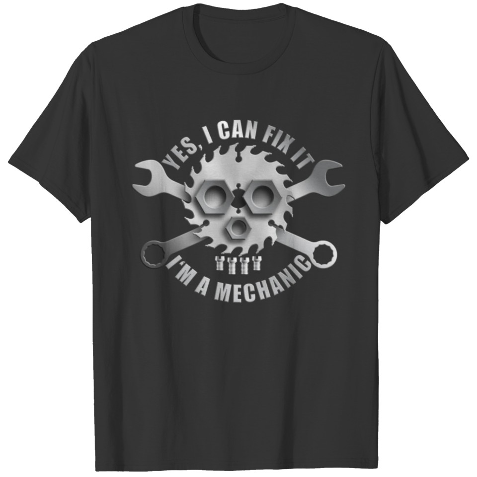 mechaniker totenkopf T-shirt