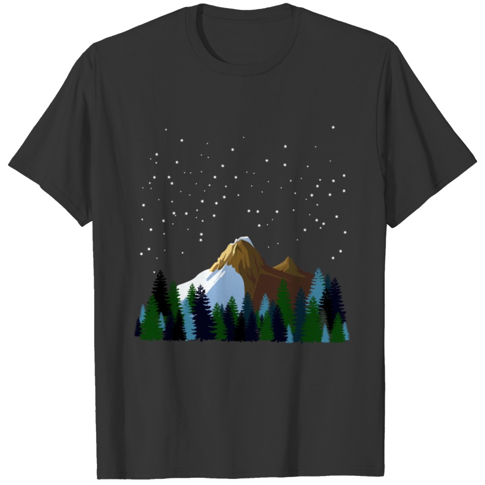 Night landscape T-shirt