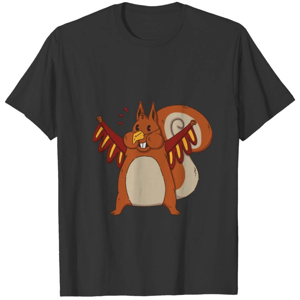 Squirrel costume as a bird T-shirt
