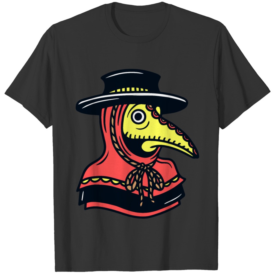 Plague Doctor Old School Tattoo T Shirts