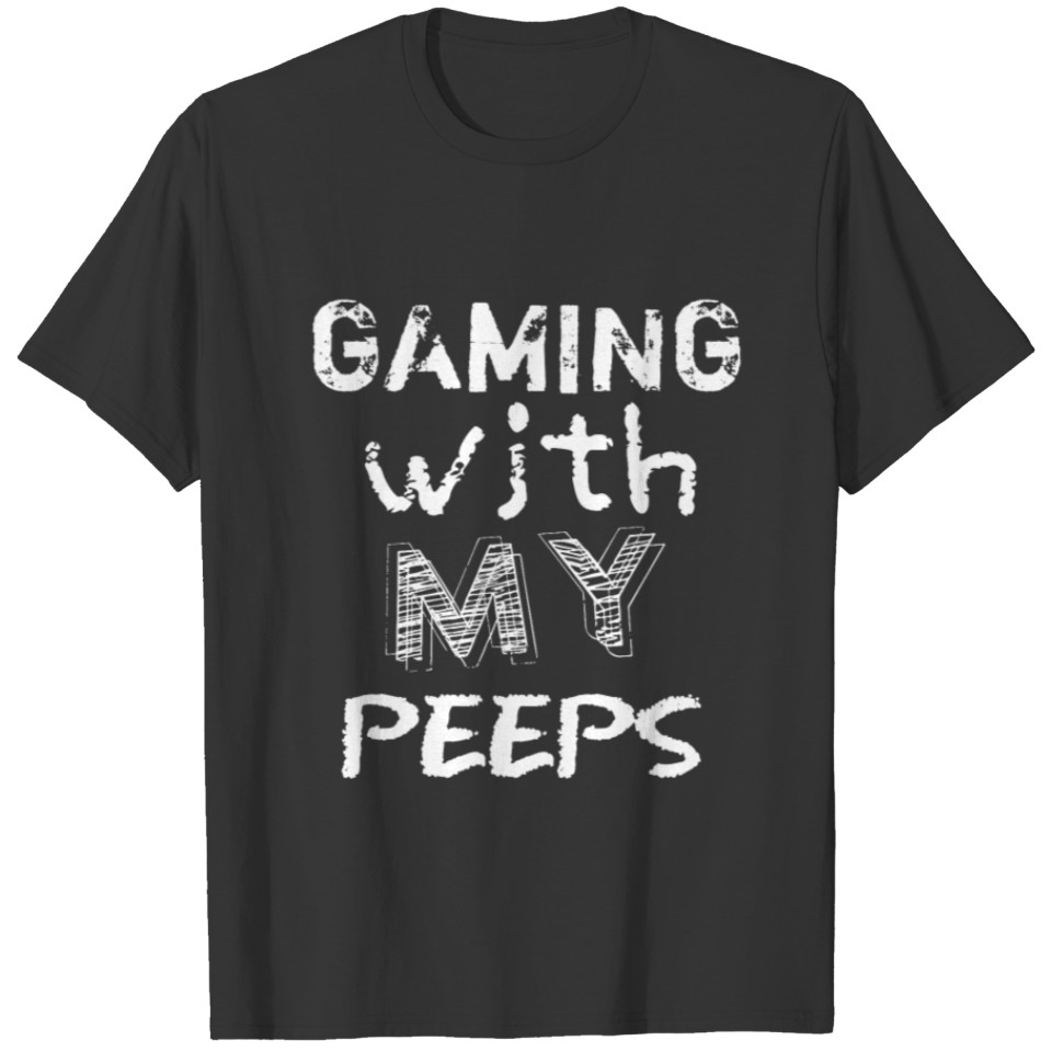 gaming with my peeps ! Vintage T-shirt