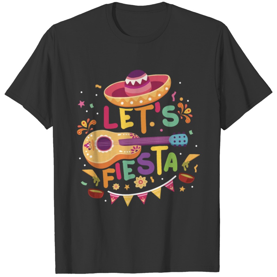Let's Fiesta Cinco de Mayo T-shirt