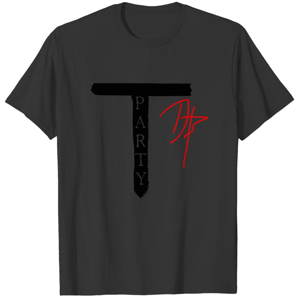 Black Signature Party Gifts For Men and Women T-shirt
