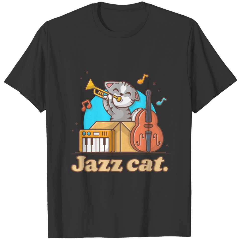 Jazz Classic Music Jazz Cat Smooth Jazz Musician T Shirts