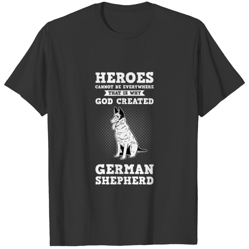 German Shepherd Hero Police Dog Heroes Rescue Dogs T-shirt
