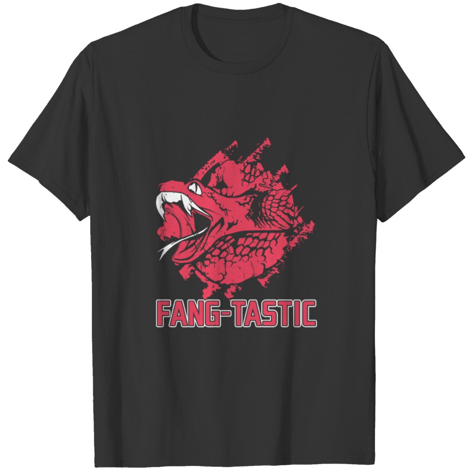 Fangtastic Snake Serpents Lovers T-shirt