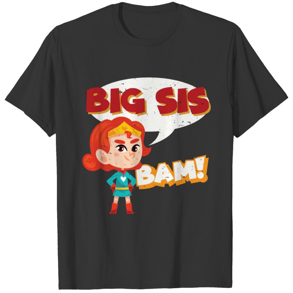 Big Sister Superhero T-shirt