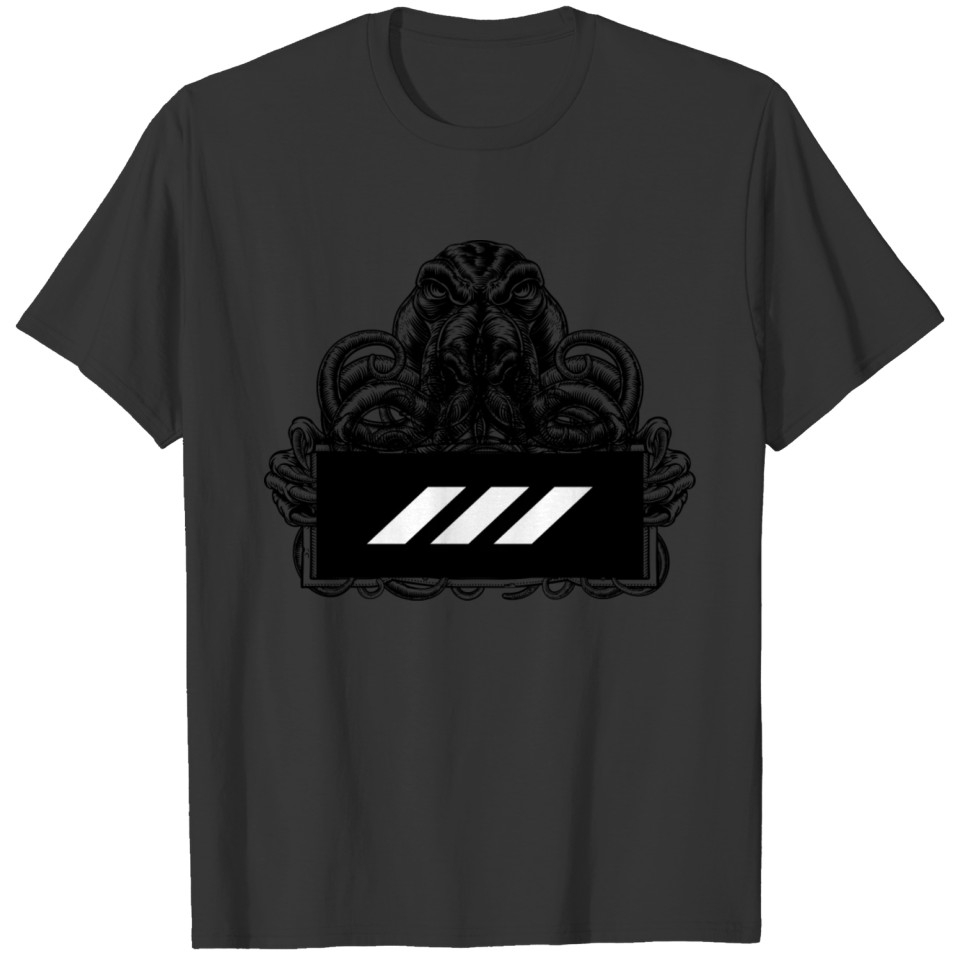 King Octopus Sketch T-shirt