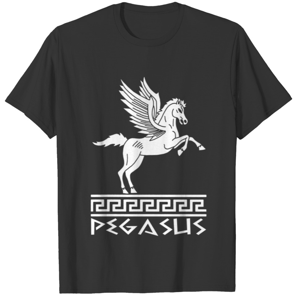White Pegasus Horse T-shirt