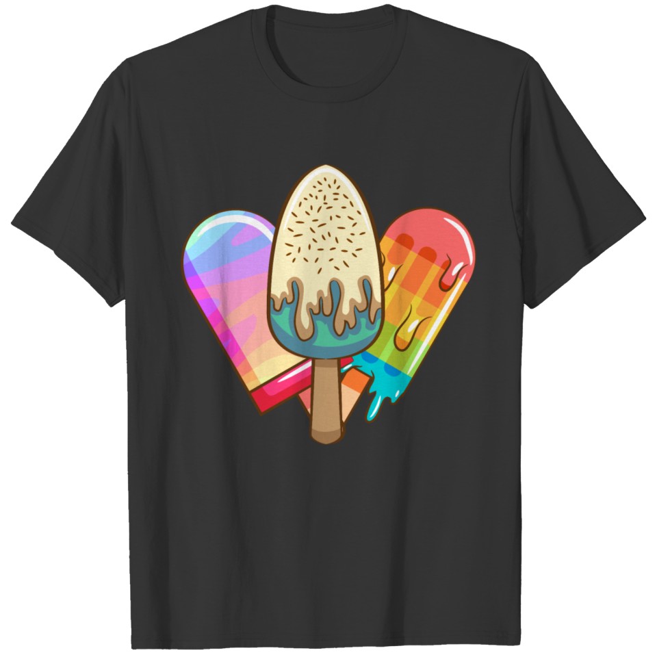 Ice Pops, Ice cream T-shirt