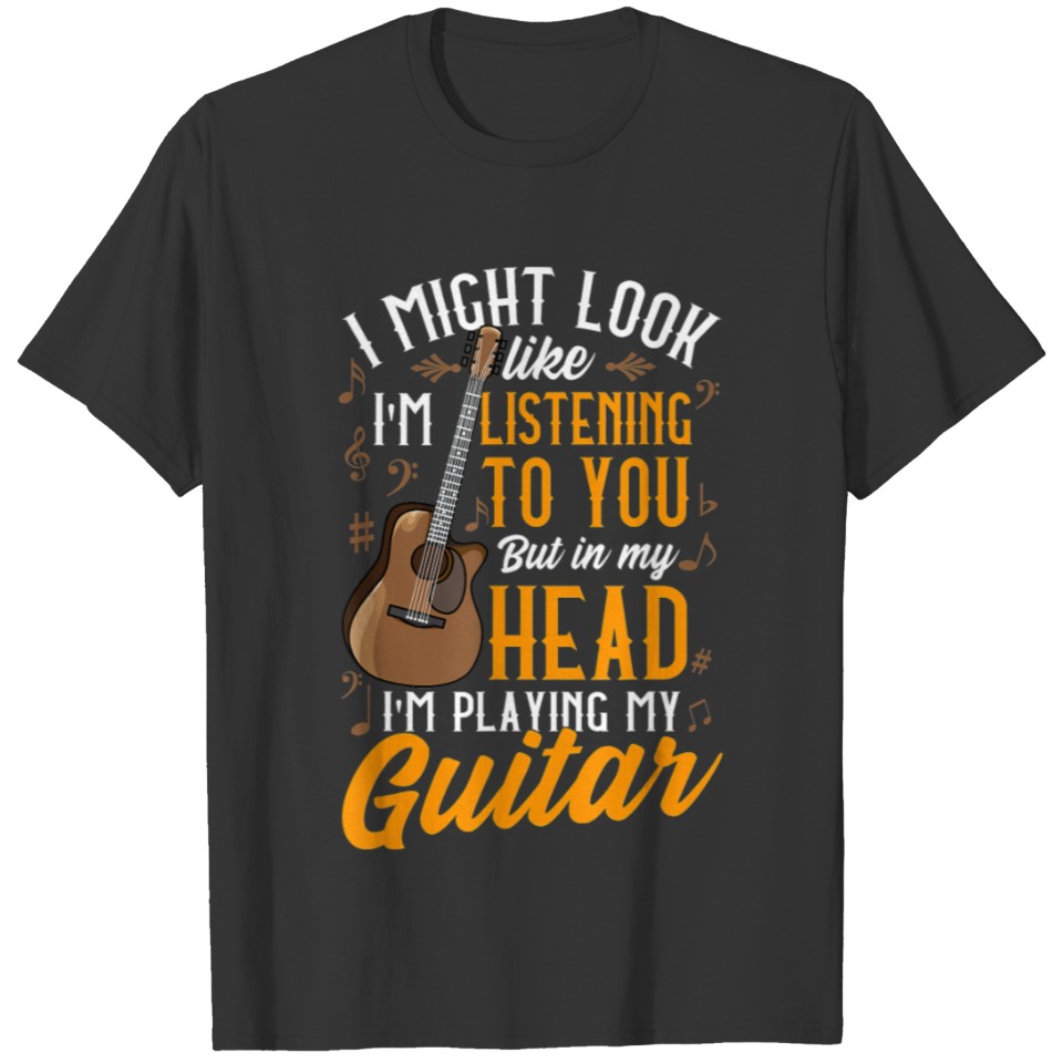 I Might Look Like I m Listening o You Vintage T-shirt