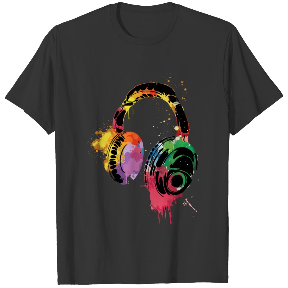 Music Headphones, Musician, Musik Gift T-shirt