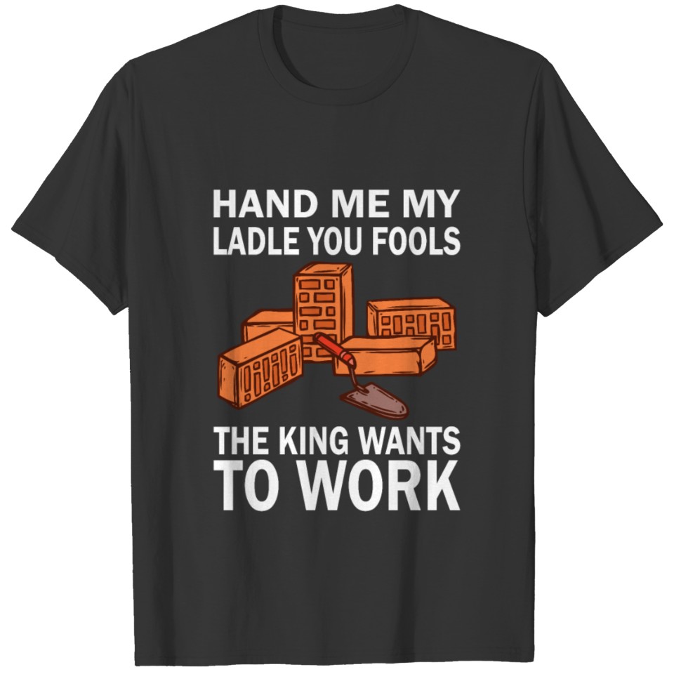 Bricklayer Funny Construction Worker Master Craft T-shirt