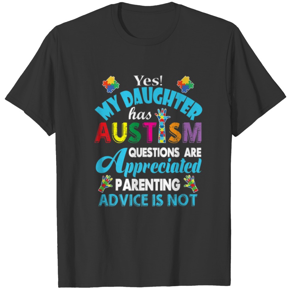 autism awareness daughter T-shirt