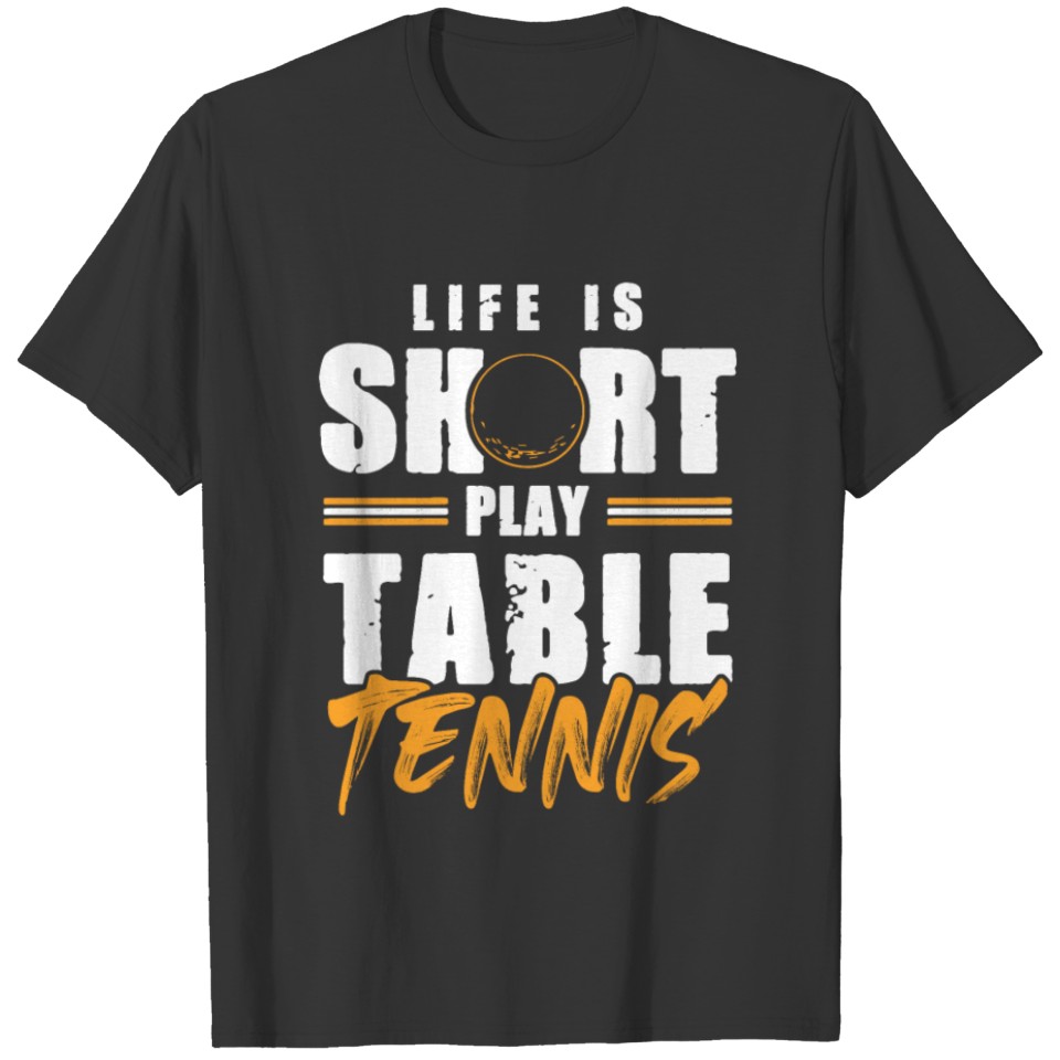 game table tennis T-shirt