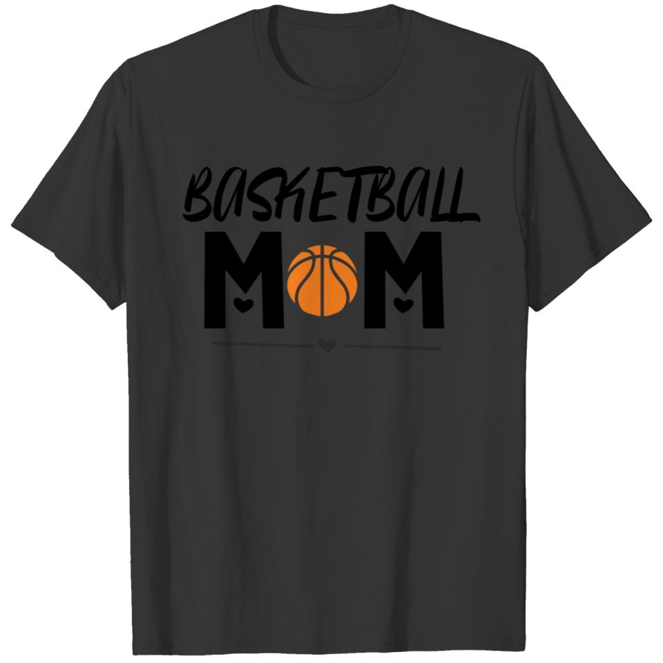 BASKETBALL MOM GIFT BEST MOM LOVE MOM SUPERMAMA T-shirt