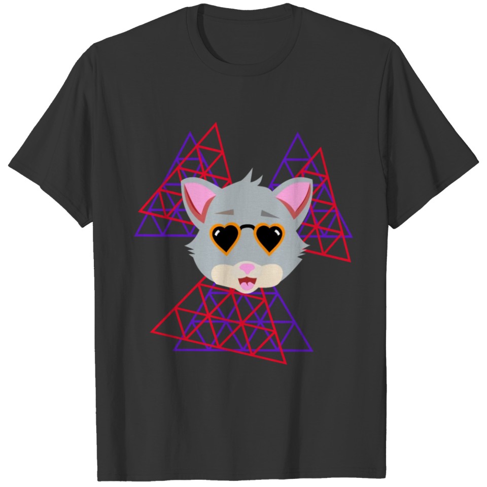 3D Space COOL Cat T-shirt
