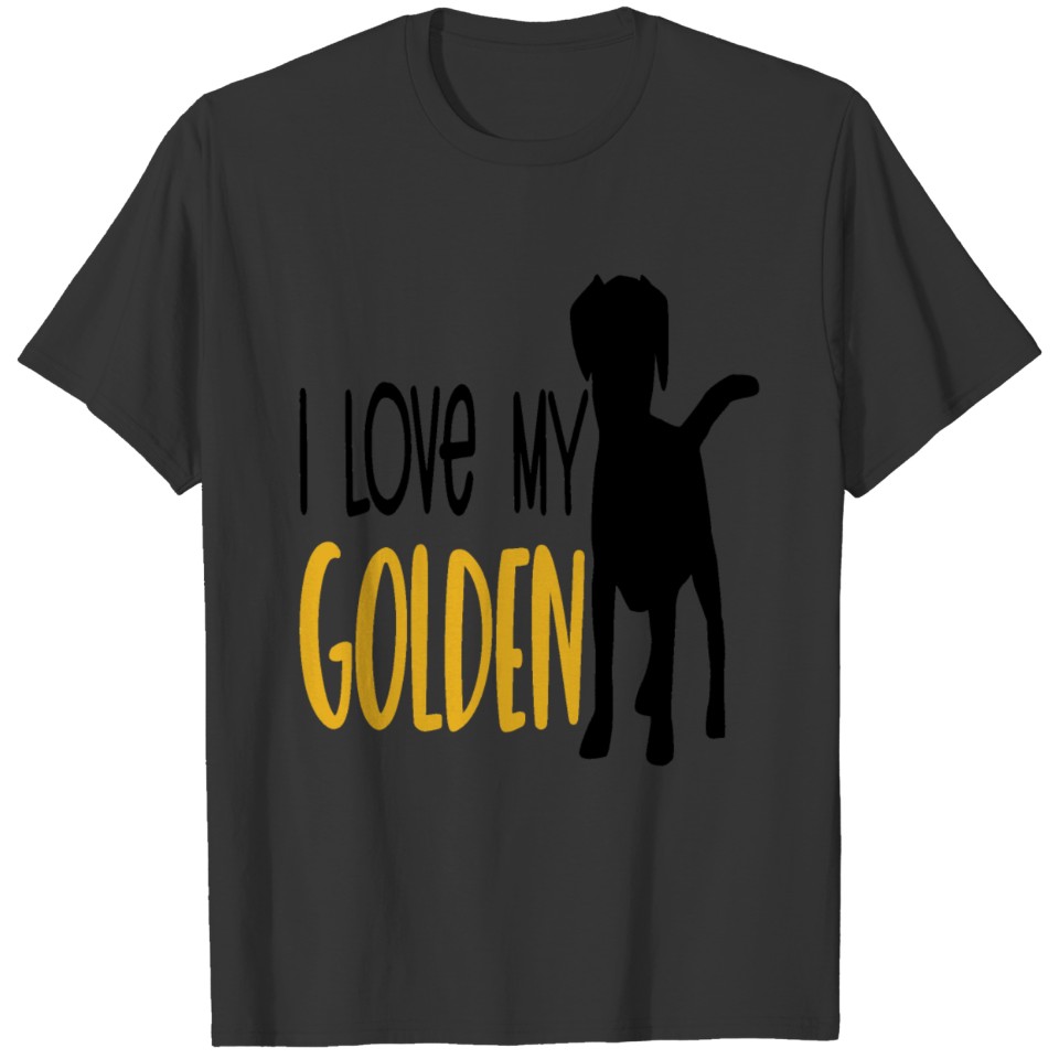 Love My Golden Retriever T-shirt