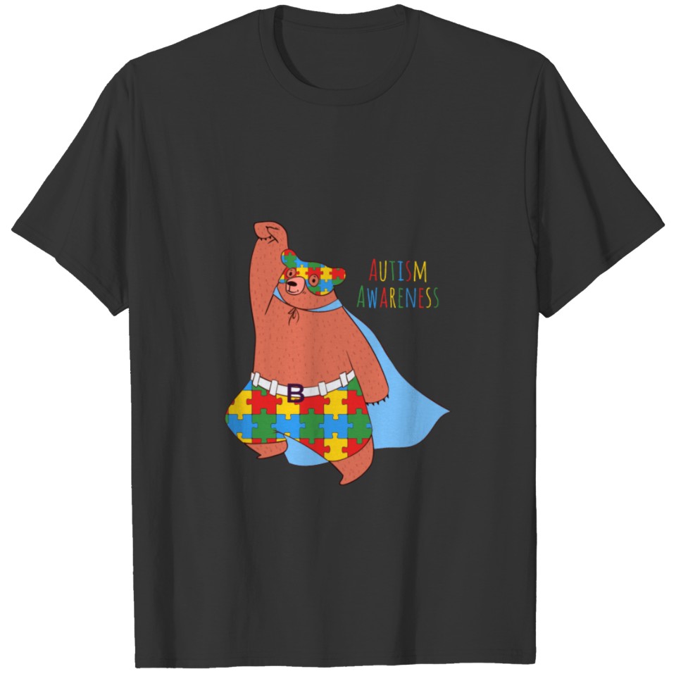 Autism Puzzle Colorful Syndrome Disability Asd T-shirt