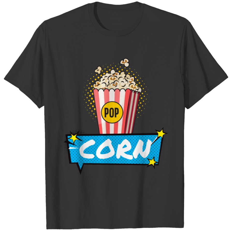 Popcorn Comic TV T Shirts