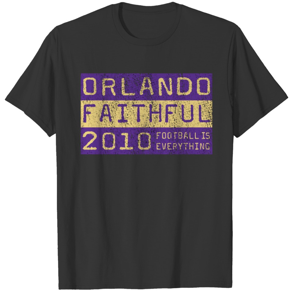 Football Is Everything City Of Orlando Faithful 80 T-shirt
