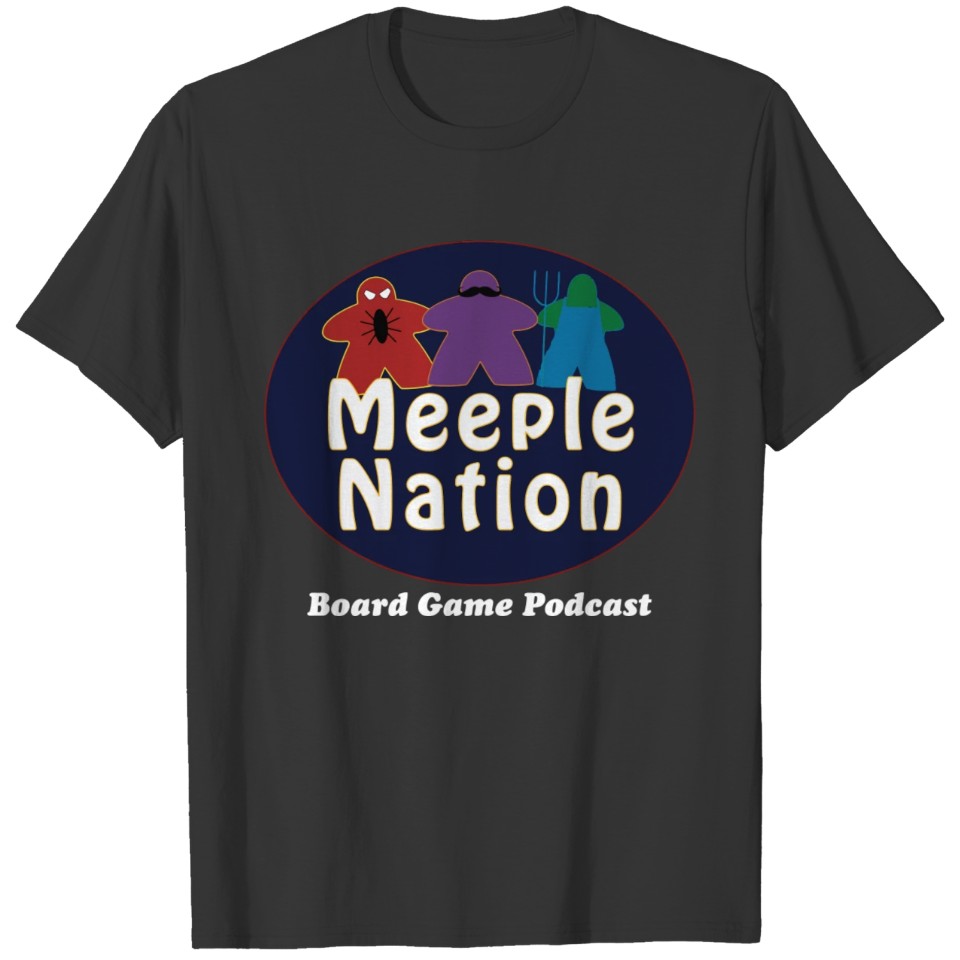 Meeple Nation Board Game Podcast Official Gift Tee T-shirt