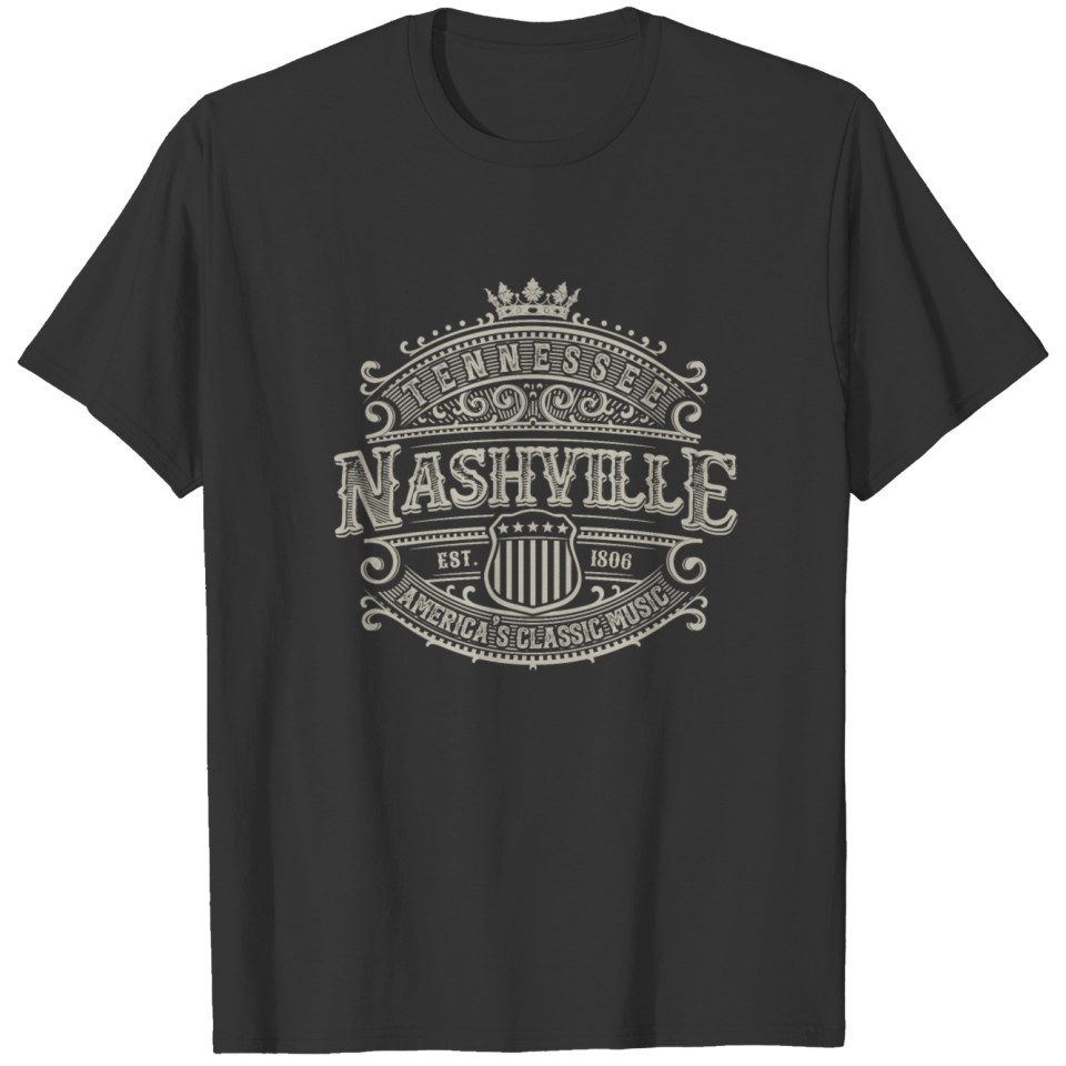 Tennessee Nashville America's Classic Music T Shirts