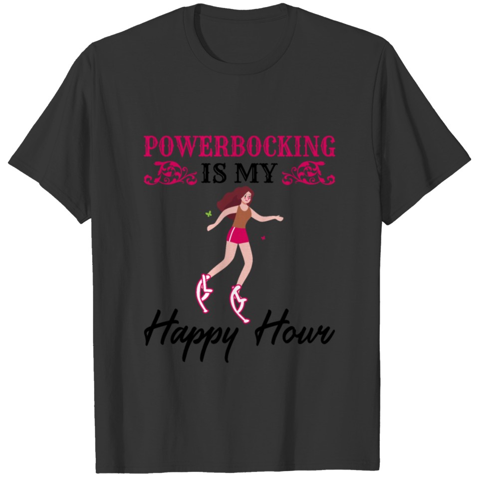 Powerbocking Girl Jumping Stilts Powerbocker T-shirt