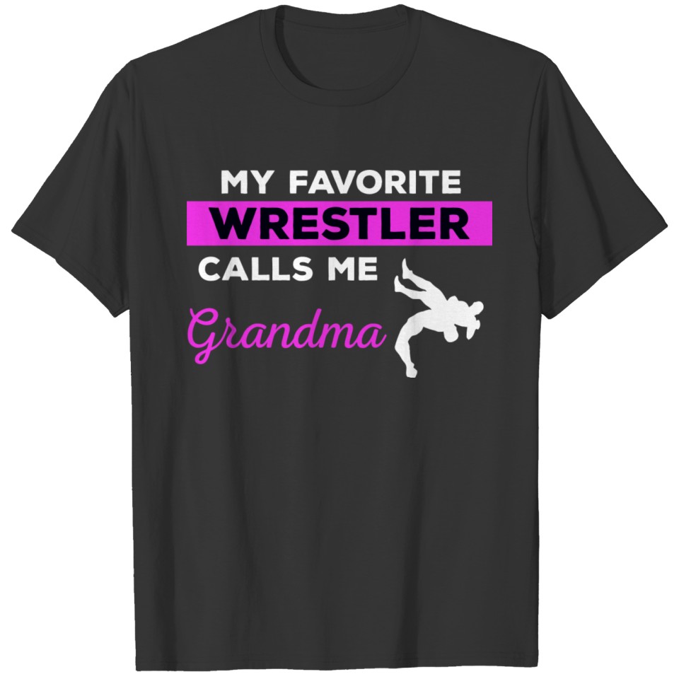 Funny Wrestling Grandma Gift Gift T Shirts