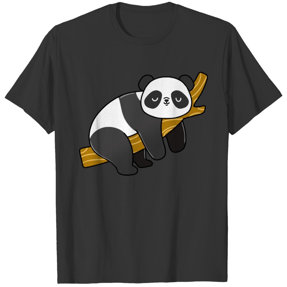 Panda Sleeping On A Branch T-shirt