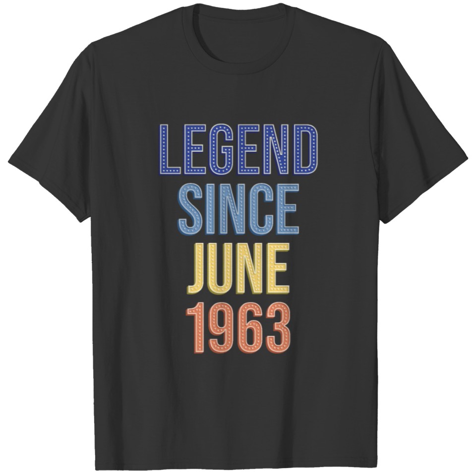 1963 Birthday Shirt April 1963 Vintage 58th Birth T-shirt
