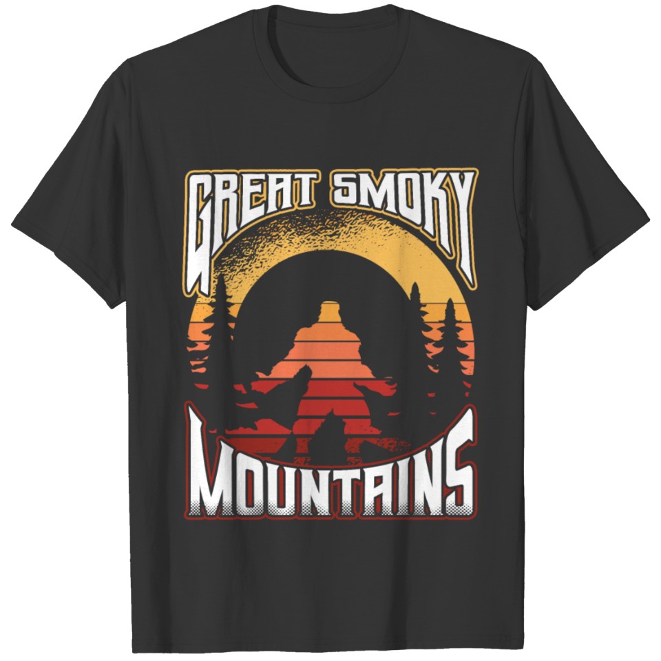 Great Smoky Mountains Bigfoot National Park Fan T-shirt
