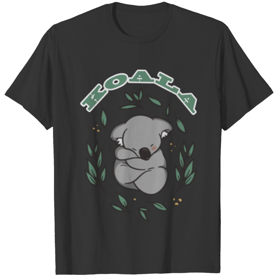 wildlife kkoalaKoala And Plants Cuddle Cuddle Cudd T Shirts