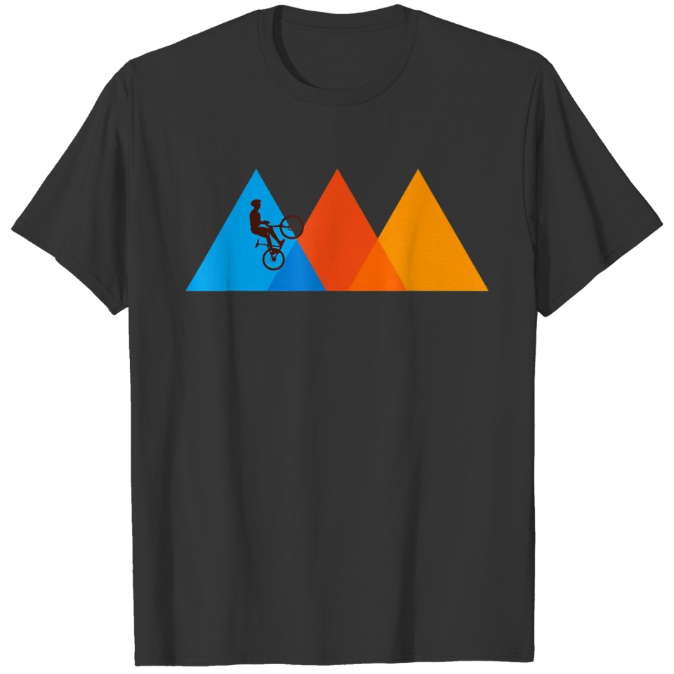 Mountain Bike Retro Vintage Shirt Gift Cycling T-shirt
