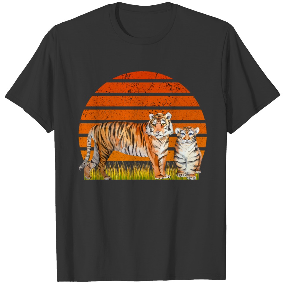 Vintage Retro Tiger T-shirt