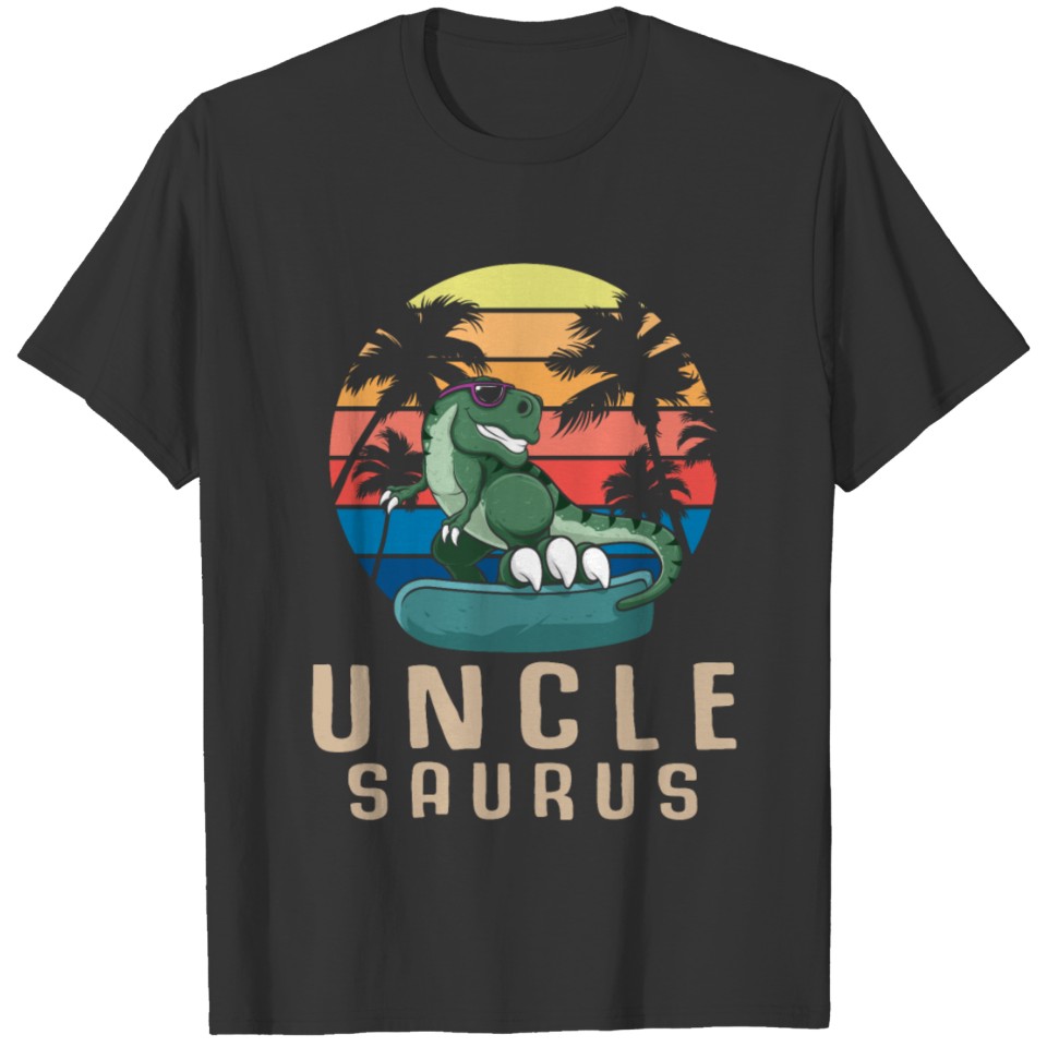Uncle Saurus, Dino, Dinosaur, Uncle Gift T Shirts