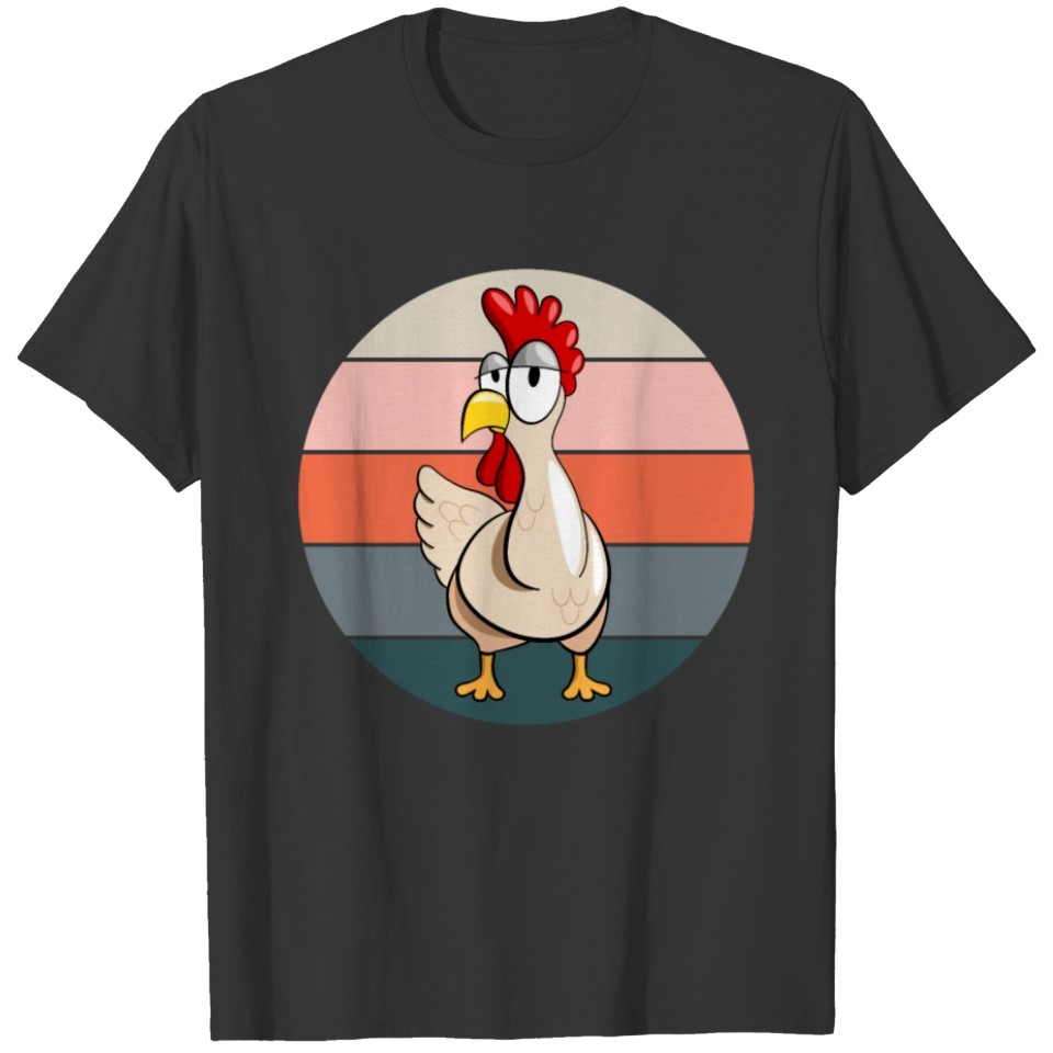 Funny Chicken Gift Chicken Breeding Retro Vintage T Shirts