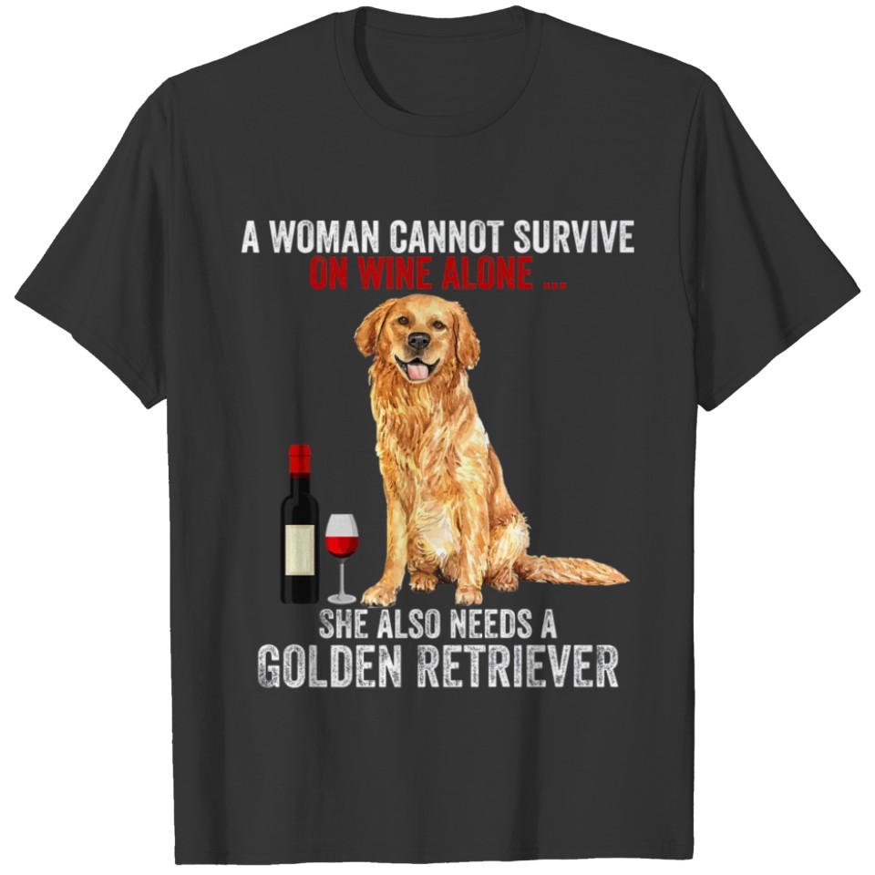 Funny Golden Retriever Christmas Gift For Women T-shirt