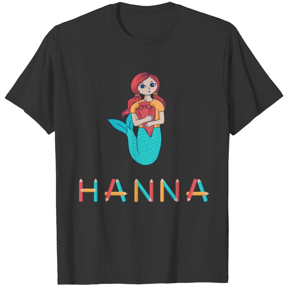 schooling mermaid Hanna T-shirt
