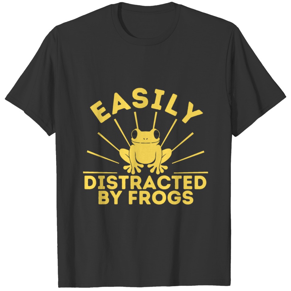 Easily Distracted By Frogs T-shirt
