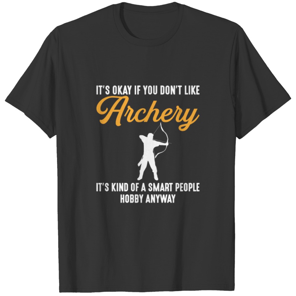 archery smart people, archery T-shirt