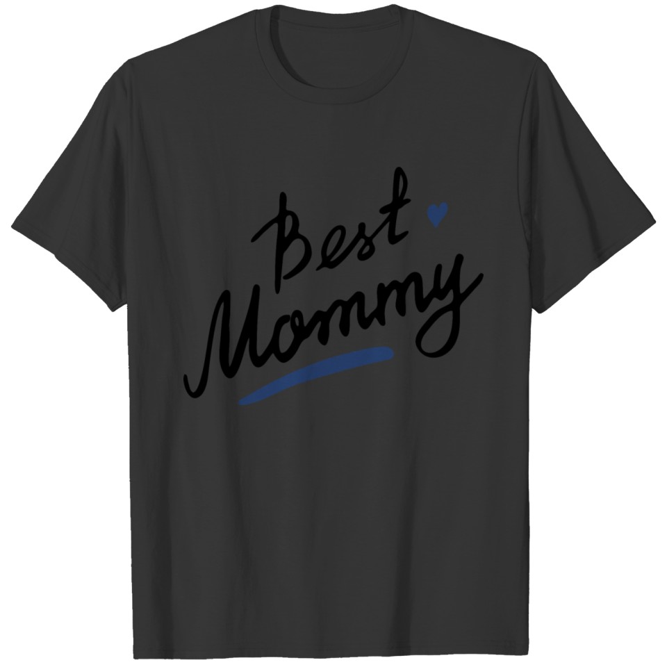 Best Mommy Black T-shirt